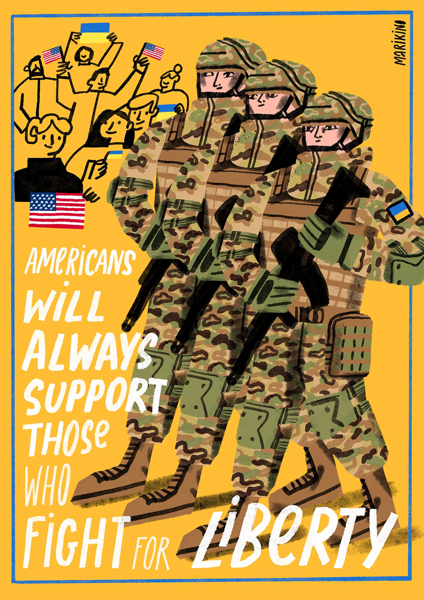 /Americans will always support those who fight for liberty